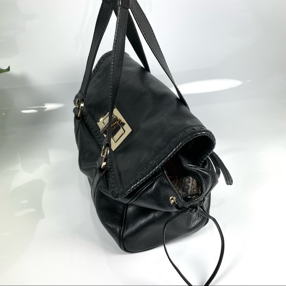 HYPE unstructured leather slouch bag - Picture 5 of 7